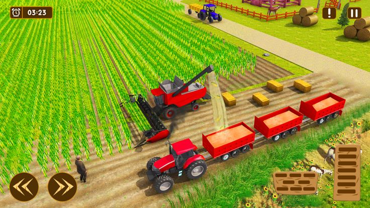 Tractor Farming Sim Ranch Farm游戏截图