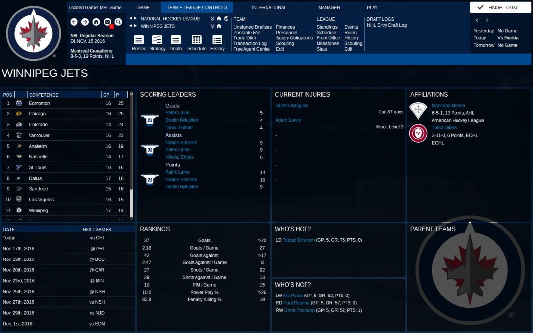 Franchise Hockey Manager 3游戏截图
