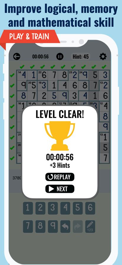 殺手數獨 數學謎題游戏截图