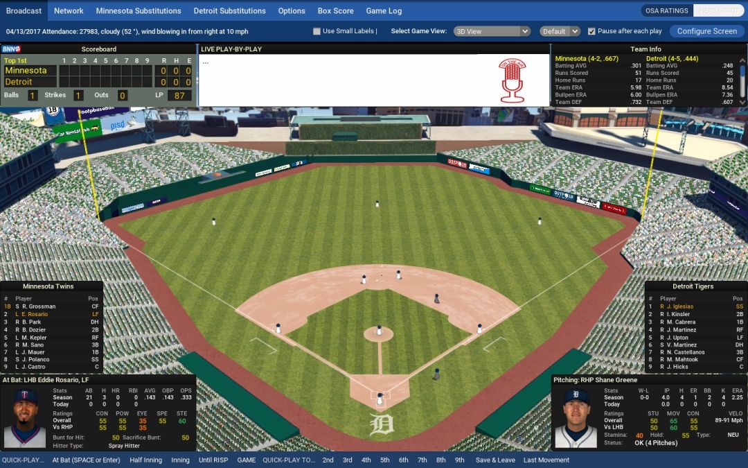 Out of the Park Baseball 18游戏截图