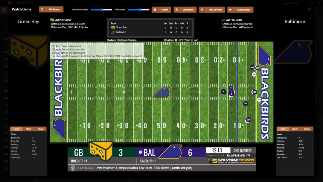Draft Day Sports: Pro Football 2023游戏截图