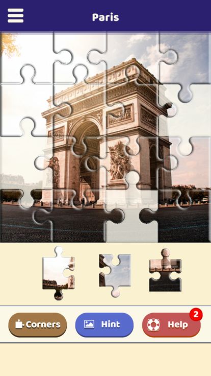 Paris Sightseeing Puzzle游戏截图