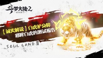 【诚实解说】白虎护身障,邪眸白虎的测试报告