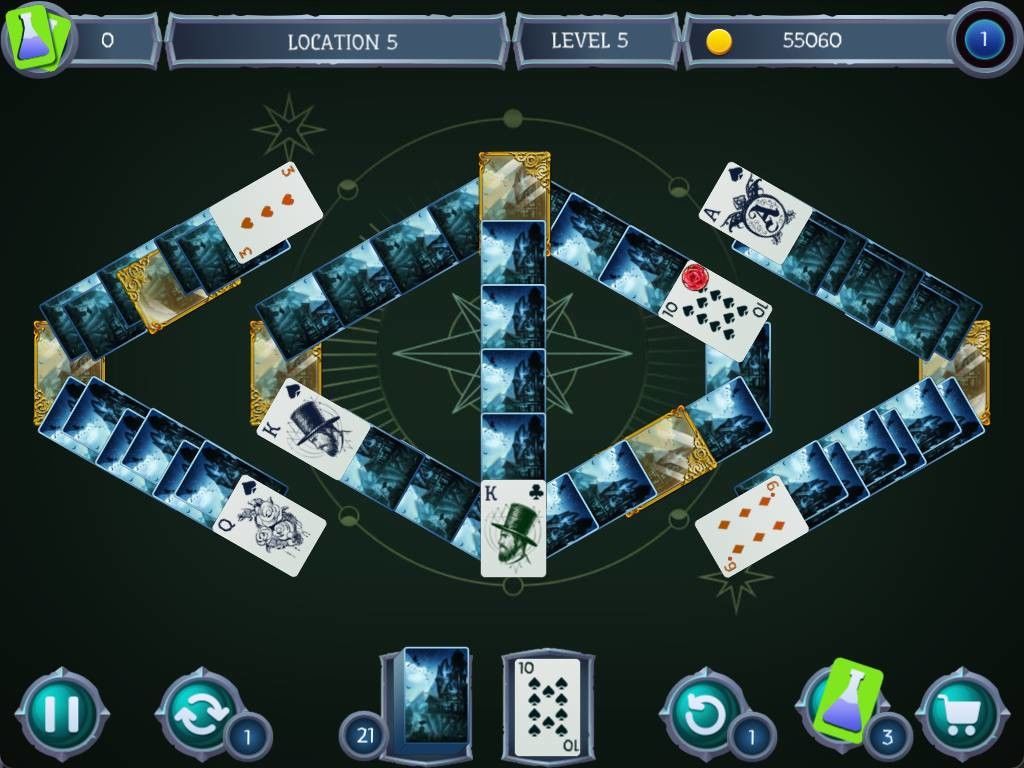 Mystery Solitaire. Powerful Alchemist 2游戏截图