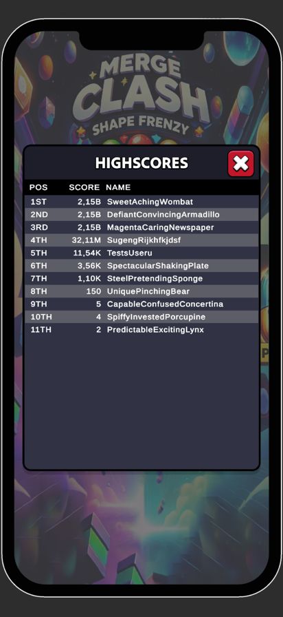 Merge Clash: Shape Frenzy游戏截图