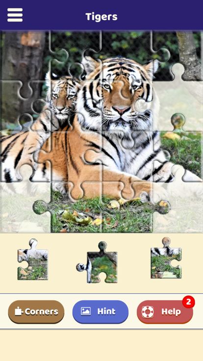 Tiger Love Puzzle游戏截图