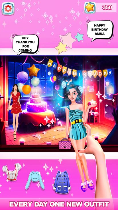 装扮纸娃娃:双胞胎公主护理乳制品 DIY 游戏游戏截图