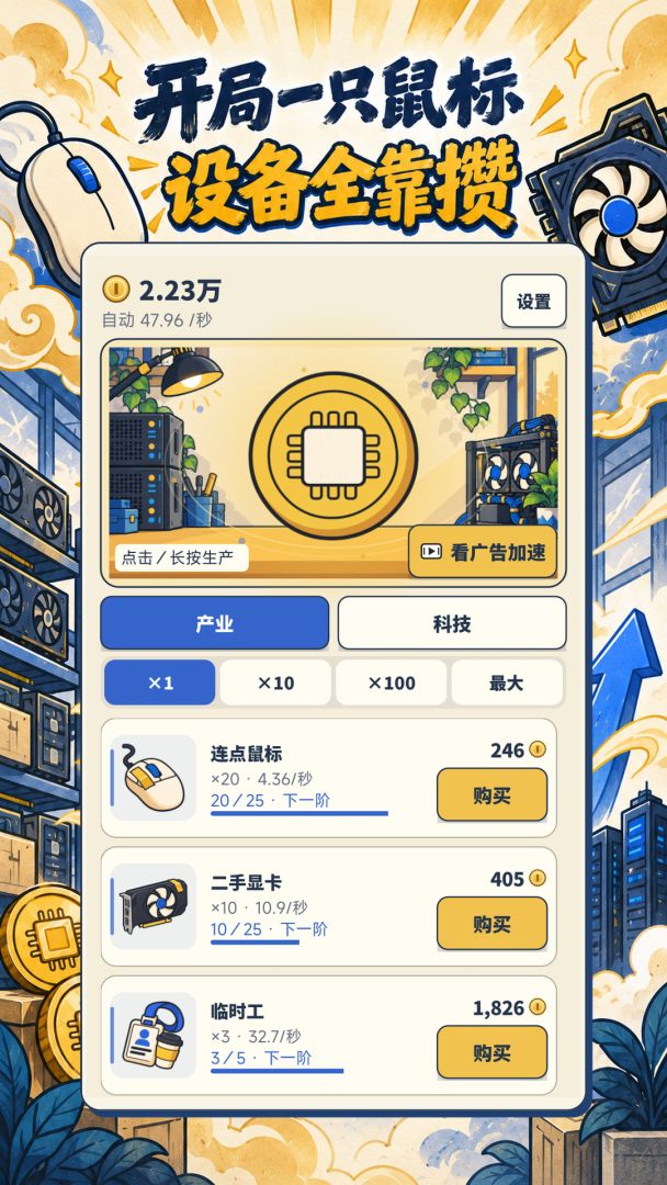 目标是词元大亨游戏截图