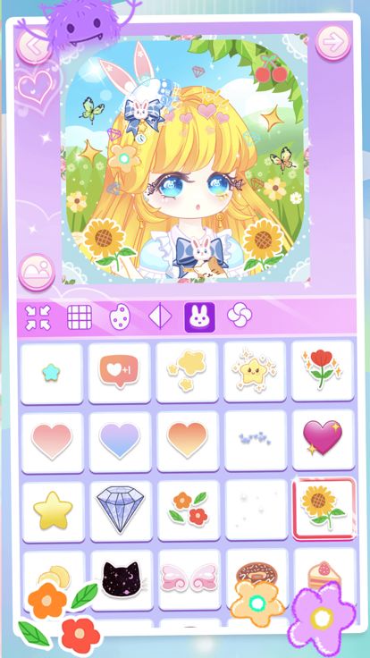 漫画换装美颜头像制作游戏截图