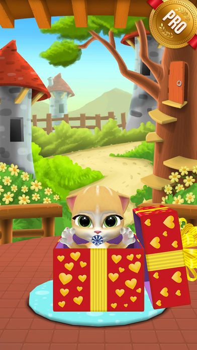 会说话的艾玛猫 PRO - 宠物游戏游戏截图