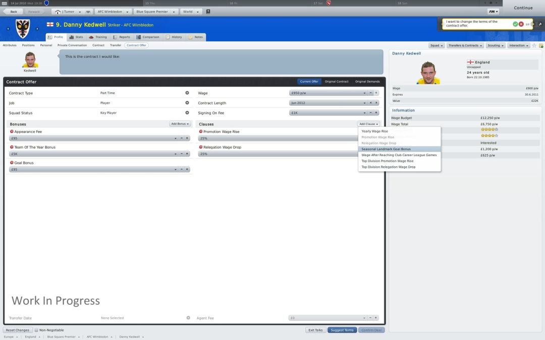 Football Manager 2011游戏截图