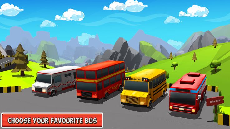 Uphill Bus Driving Adventure游戏截图