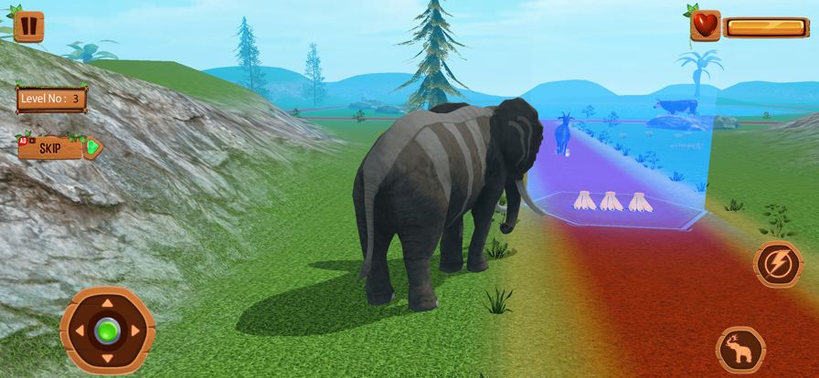 Scary Elephant Animal Wildlife游戏截图