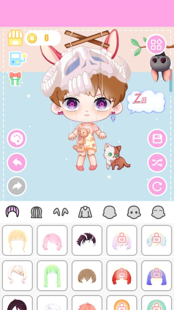 动漫装扮女孩平台游戏截图