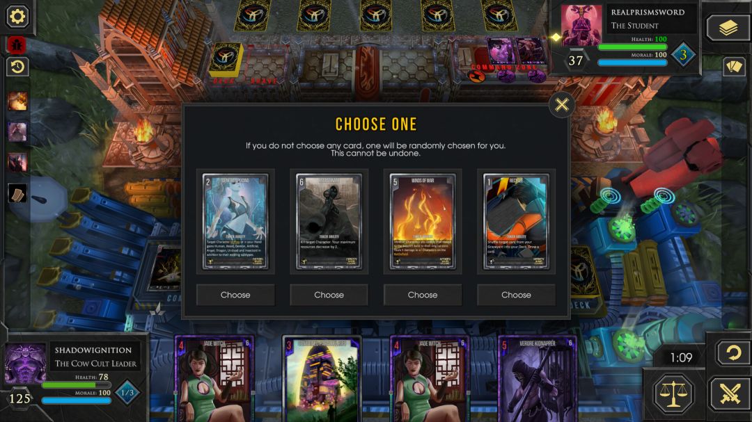 Infinity Wars: Animated Trading Card Game游戏截图