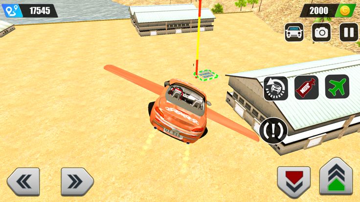 Flying Taxi Driving Car Game游戏截图