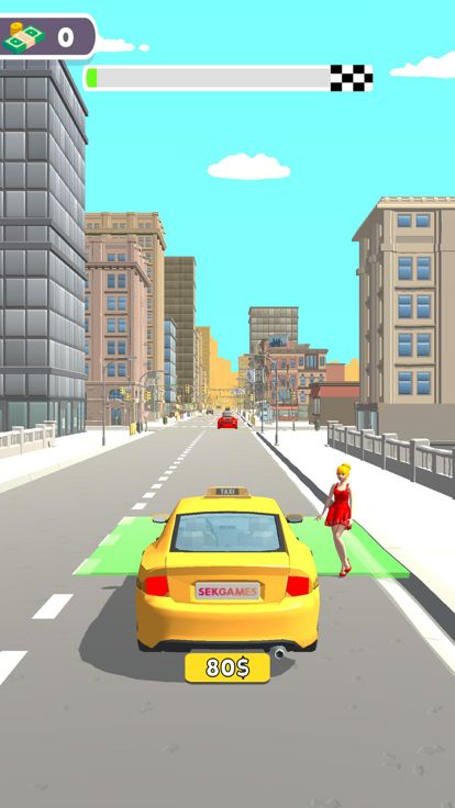 Taxi Drive Rush游戏截图