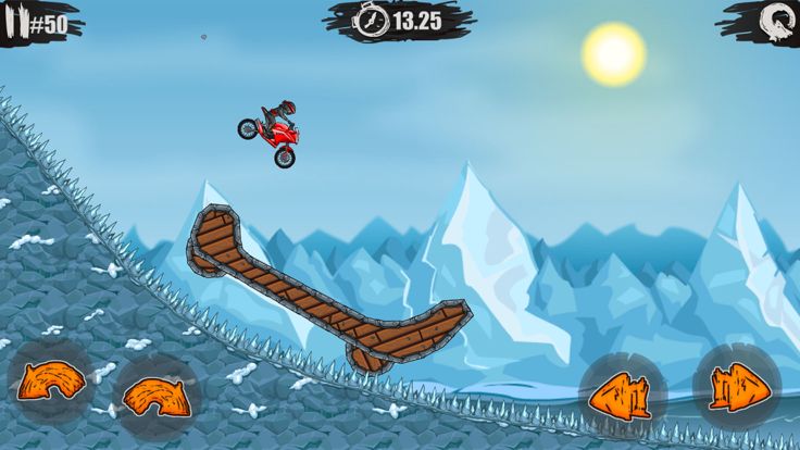 疯狂特技摩托 - 全民赛车漂移游戏游戏截图