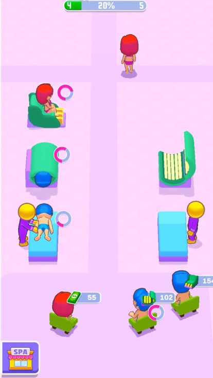 IDLE Spa Salon - 3D Arcade游戏截图