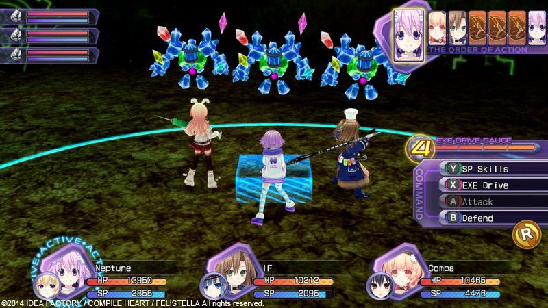 Hyperdimension Neptunia Re;Birth1游戏截图