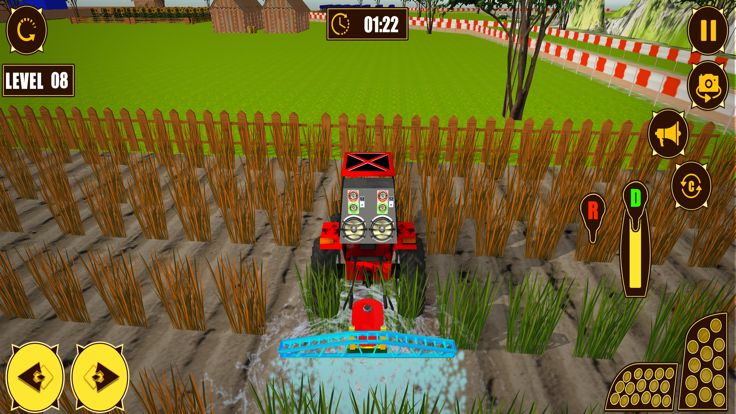 Modern Farmer Tractor Game 3D游戏截图