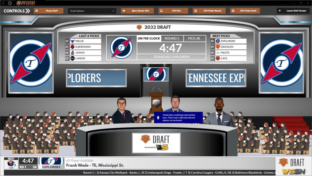 Draft Day Sports: Pro Football 2023游戏截图