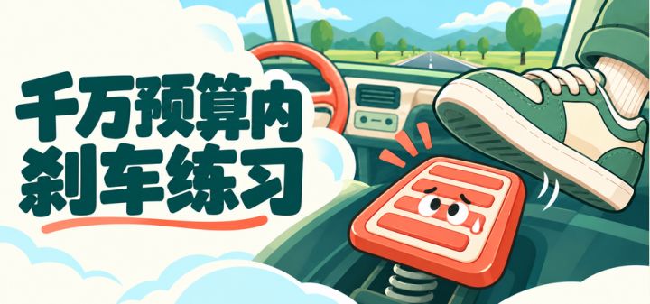 千万预算内刹车练习 封面