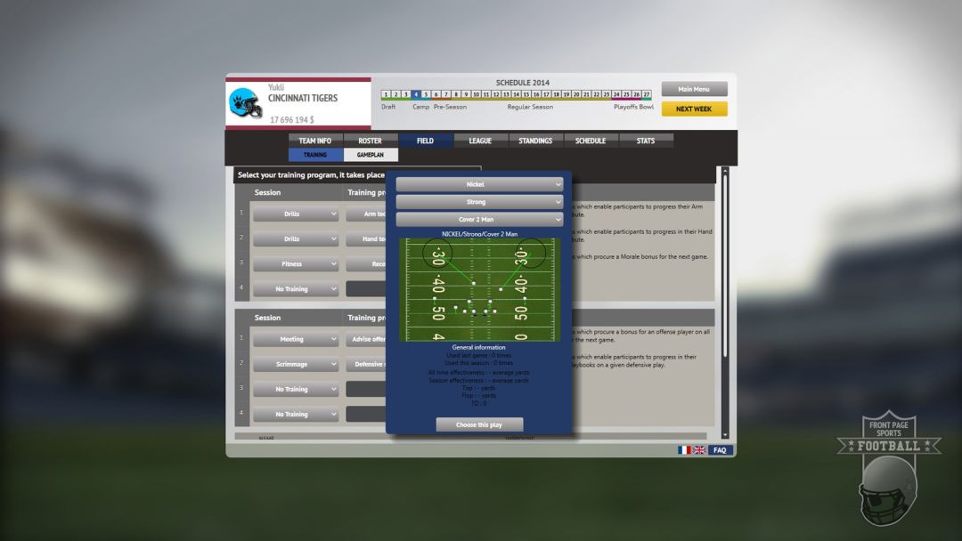 Front Page Sports Football游戏截图