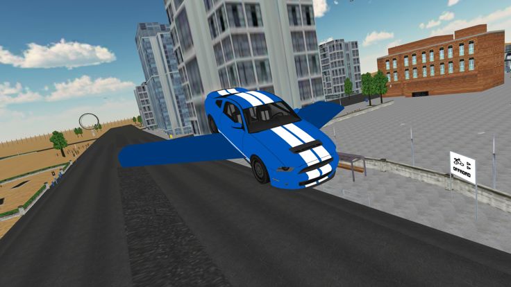 Flying Car Driving Simulator 3D游戏截图
