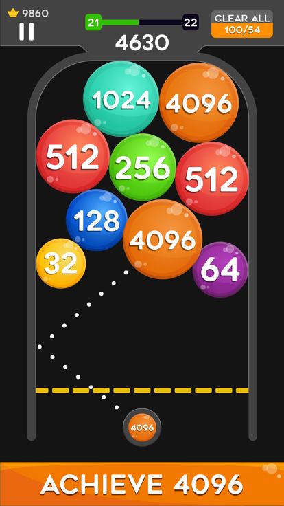 Merge Pop 4096!游戏截图