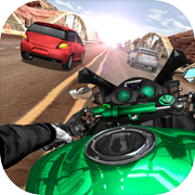 Moto Rider In Trafficicon