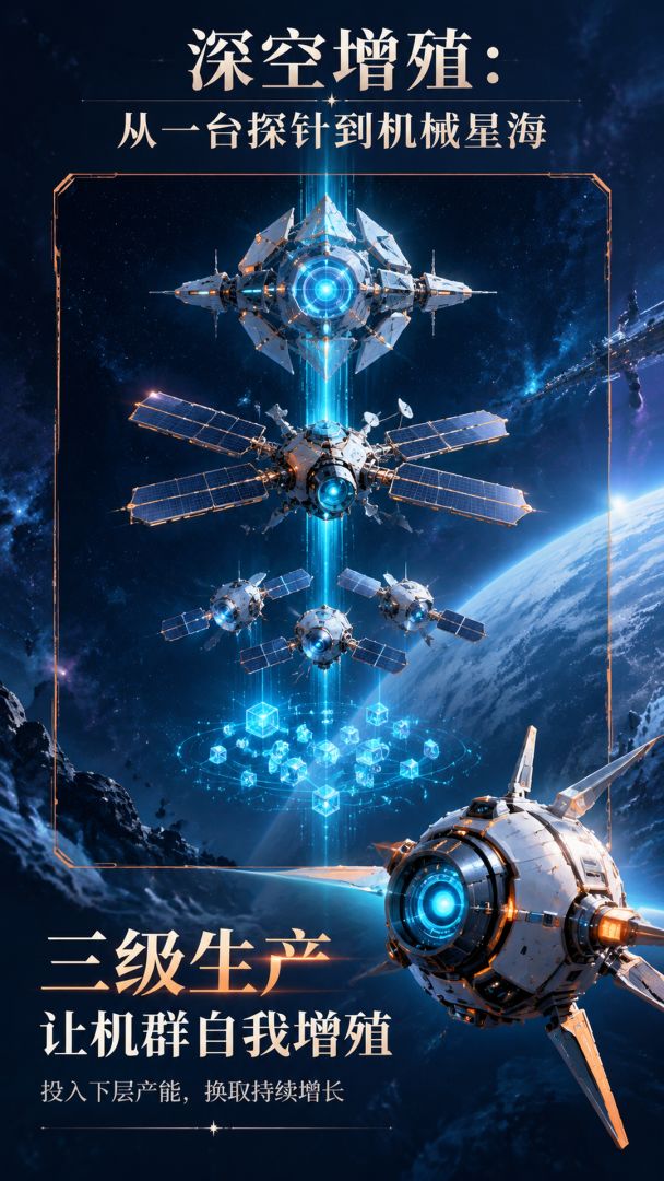深空增殖:从一台探针到机械星海游戏截图