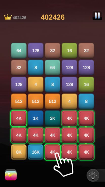 2248 - link 2048 merge puzzle游戏截图