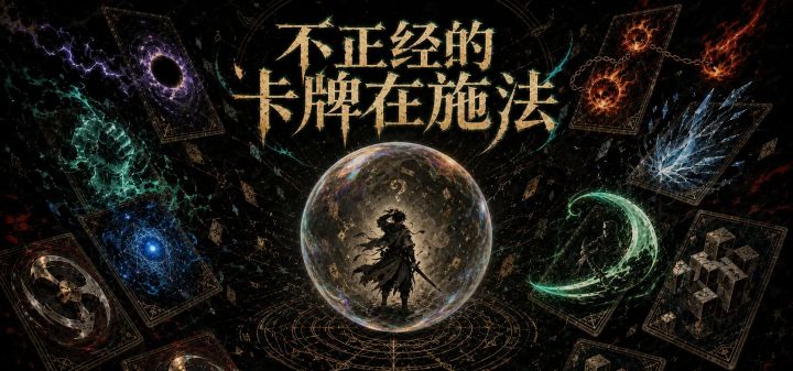 不正经的卡牌在施法 封面