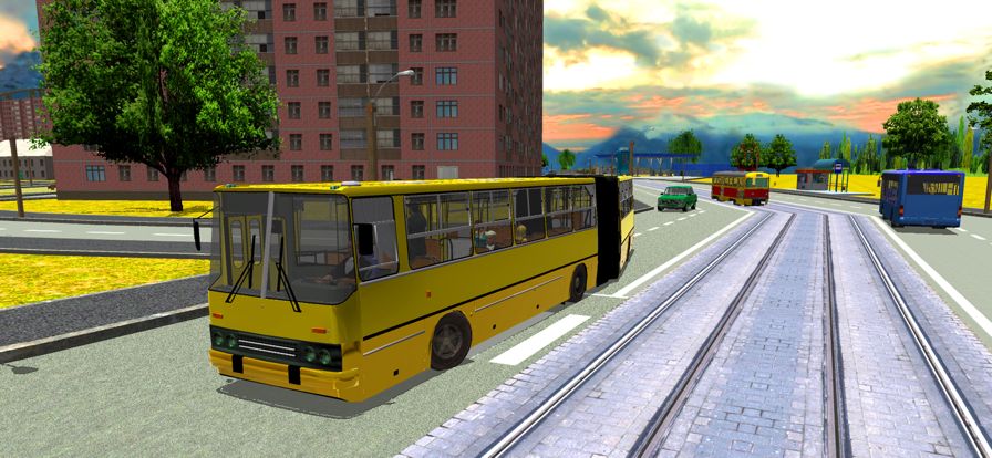Bus Simulator 3D Big City游戏截图