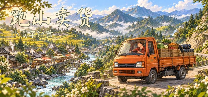 跑山卖货:小货车经营 封面