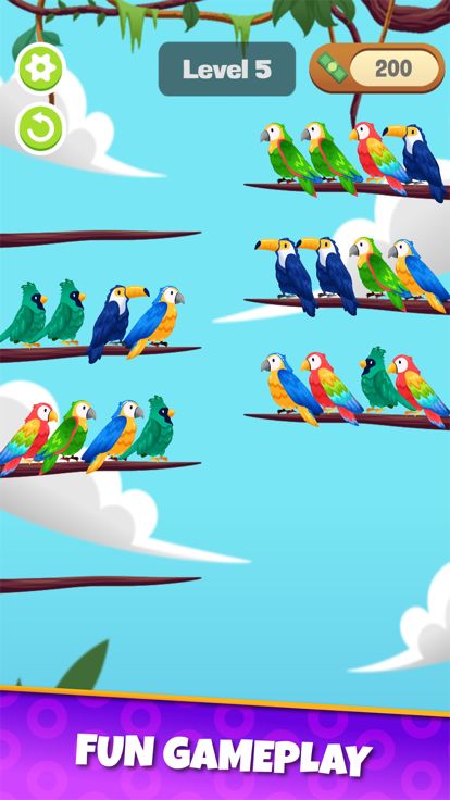 鸟类分类谜题:分类游戏游戏截图