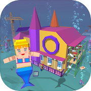 美人鱼 工艺： 公主 屋 设计 游戏icon