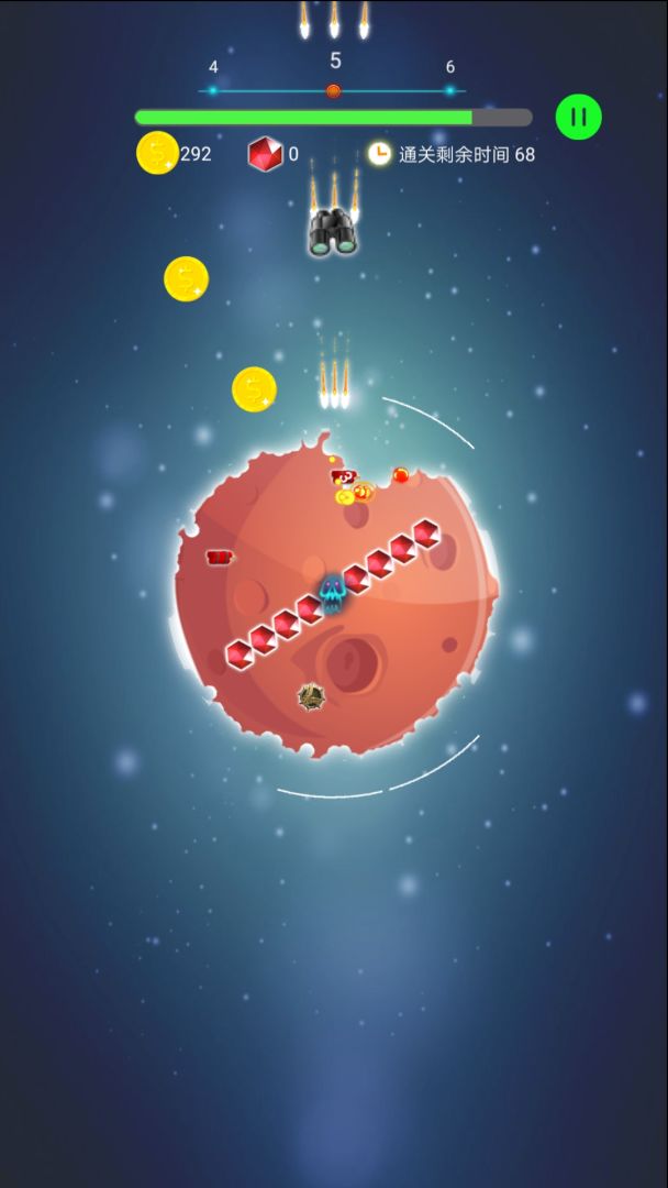 轰炸行星游戏截图