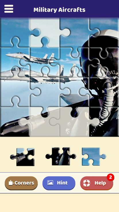 Military Aircrafts Puzzle游戏截图