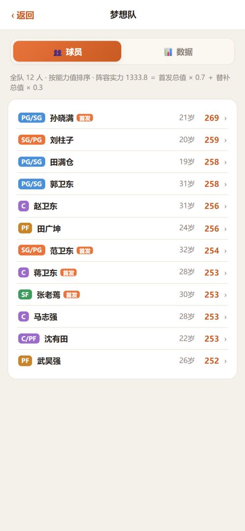 篮球军师游戏截图