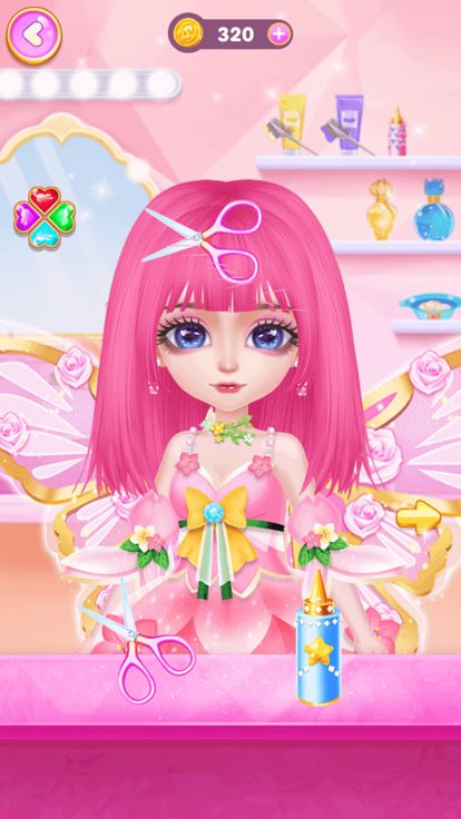 公主游戏美发化妆养成游戏截图