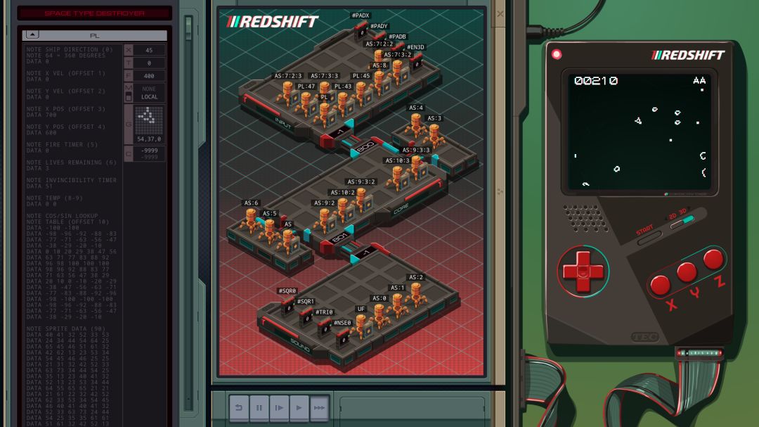 EXAPUNKS: TEC Redshift Player游戏截图