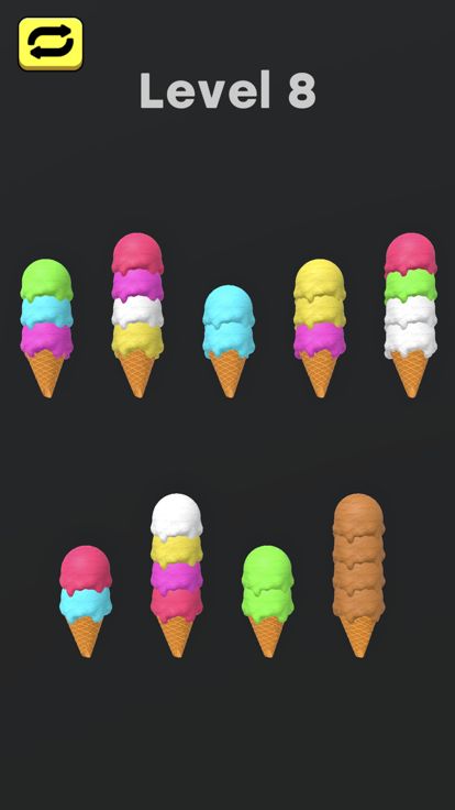 Ice Cream Sort游戏截图