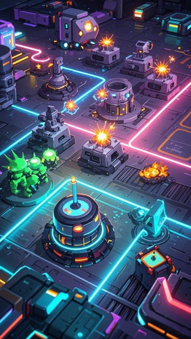 赛博防线游戏截图