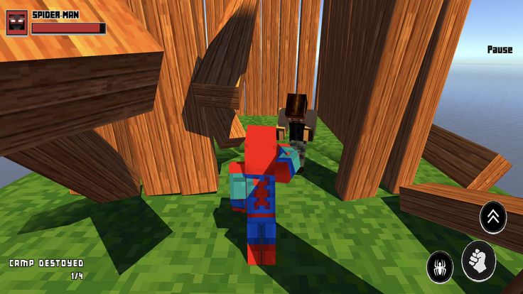 Minecraft Spider-Man Adventure游戏截图