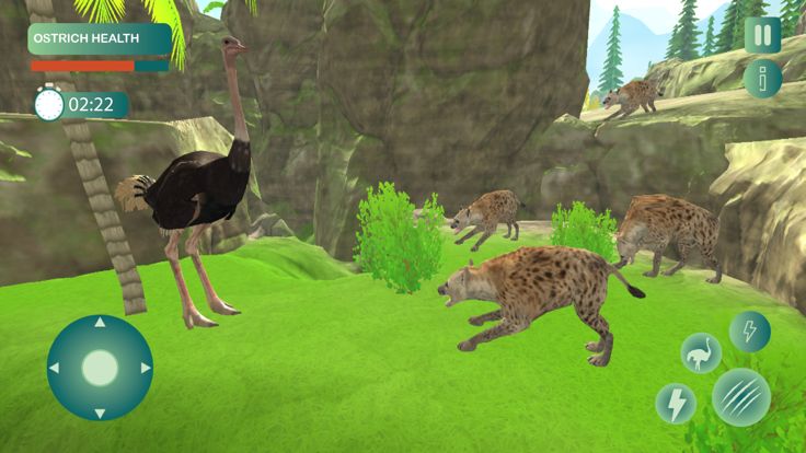 Flapless Flight Ostrich Game游戏截图