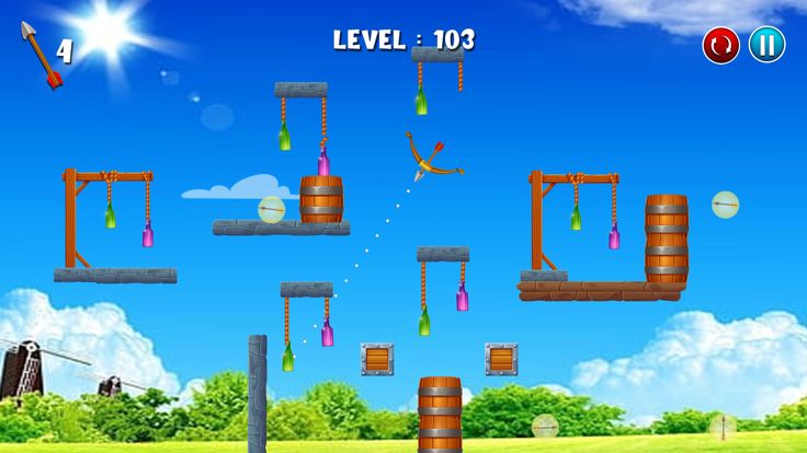 瓶子射击游戏游戏截图