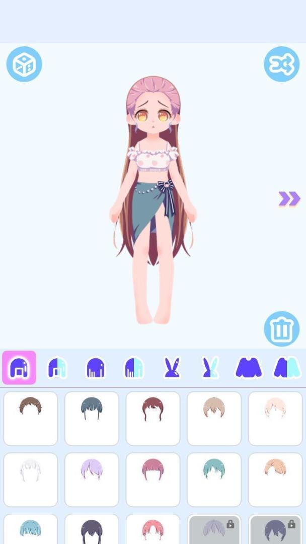 甜蜜萝莉换装游戏截图