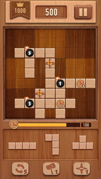 Wonder Wood Sudoku Block 3D游戏截图